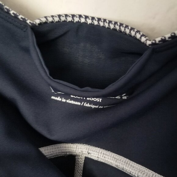 SPANX Booty Boost Active Houndstooth Leggings Ankle Spanxshape Navy White S $118 - Picture 14 of 16